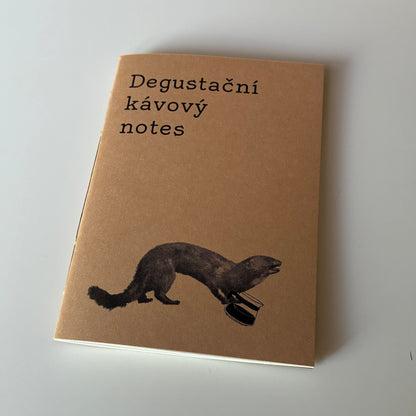 Degustační kávový notes