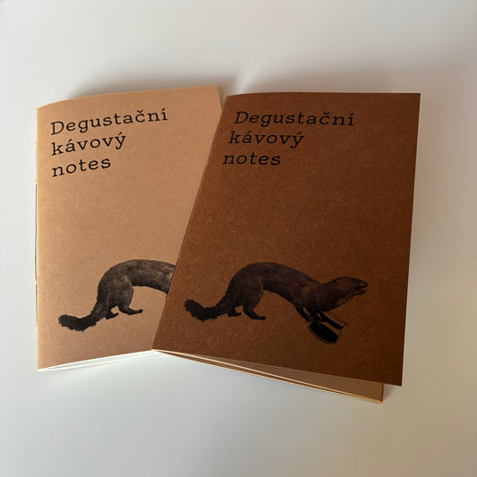 Coffee tasting notebook